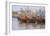 Fishing Fleet. Phan Thiet Harbor. Bhin Thuan Province. Vietnam-Tom Norring-Framed Photographic Print