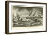 Fishing for Cod on the Grand Banks, Newfoundland-null-Framed Giclee Print