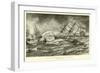Fishing for Cod on the Grand Banks, Newfoundland-null-Framed Giclee Print