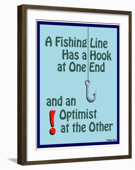 Fishing for Optimists-Mark Frost-Framed Giclee Print