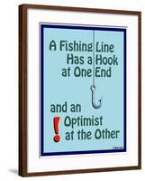 Fishing for Optimists-Mark Frost-Framed Giclee Print