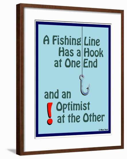 Fishing for Optimists-Mark Frost-Framed Giclee Print