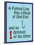 Fishing for Optimists-Mark Frost-Stretched Canvas