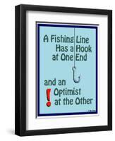 Fishing for Optimists-Mark Frost-Framed Giclee Print