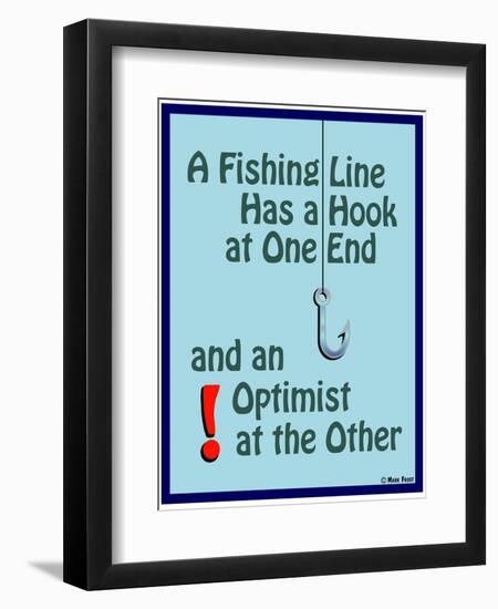 Fishing for Optimists-Mark Frost-Framed Giclee Print