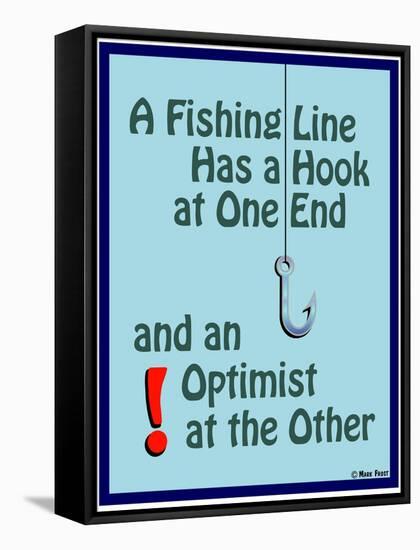 Fishing for Optimists-Mark Frost-Framed Stretched Canvas