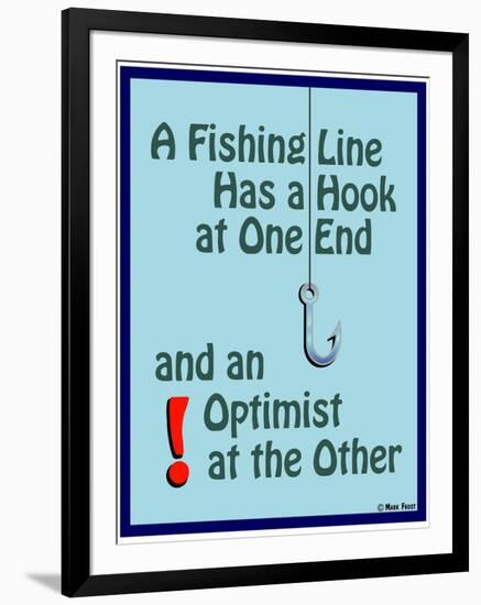 Fishing for Optimists-Mark Frost-Framed Giclee Print