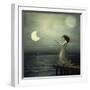 Fishing For The Moon-Sasha-Framed Giclee Print