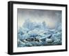 Fishing for Walrus in the Arctic Ocean, 1841-Francois Auguste Biard-Framed Giclee Print