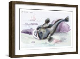 Fishing Frof-Robert Hamilton-Framed Art Print