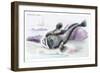 Fishing Frof-Robert Hamilton-Framed Premium Giclee Print