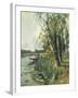 Fishing from a Punt-Arthur Walker Redgate-Framed Giclee Print