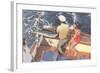 Fishing from Motorboat, Florida-null-Framed Art Print