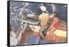 Fishing from Motorboat, Florida-null-Framed Stretched Canvas
