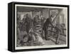 Fishing from the Old Pier at Brighton-Robert Barnes-Framed Stretched Canvas