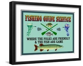 Fishing Guide Service 2-Mark Frost-Framed Giclee Print