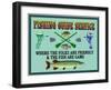 Fishing Guide Service 2-Mark Frost-Framed Giclee Print