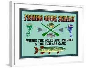 Fishing Guide Service 2-Mark Frost-Framed Giclee Print