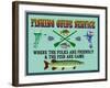 Fishing Guide Service 2-Mark Frost-Framed Giclee Print