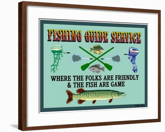 Fishing Guide Service 2-Mark Frost-Framed Giclee Print