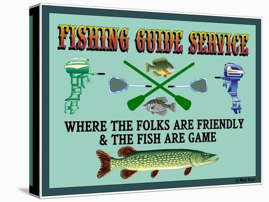 Fishing Guide Service 2-Mark Frost-Stretched Canvas