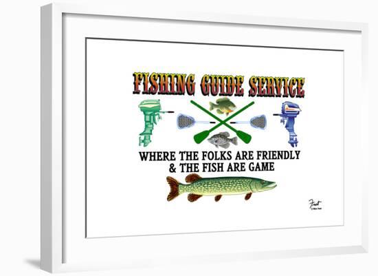 Fishing Guide Service-Mark Frost-Framed Giclee Print