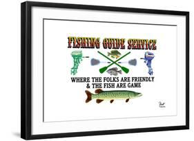 Fishing Guide Service-Mark Frost-Framed Giclee Print