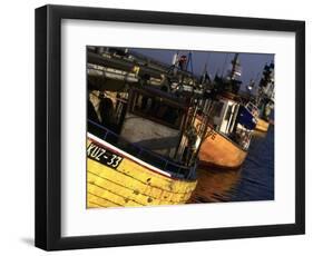 Fishing Harbor, Hel Peninsula, Pomerania, Poland-Walter Bibikow-Framed Photographic Print