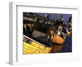 Fishing Harbor, Hel Peninsula, Pomerania, Poland-Walter Bibikow-Framed Photographic Print