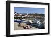 Fishing Harbour and Restaurants-Stuart Black-Framed Photographic Print