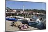 Fishing Harbour and Restaurants-Stuart Black-Mounted Photographic Print