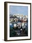 Fishing Harbour and the Medina (Old City), Tangier, Morocco, North Africa, Africa-Bruno Morandi-Framed Photographic Print