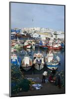 Fishing Harbour and the Medina (Old City), Tangier, Morocco, North Africa, Africa-Bruno Morandi-Mounted Photographic Print