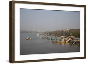 Fishing Harbour at Panjim, Goa, India, Asia-Yadid Levy-Framed Photographic Print