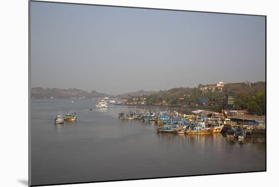 Fishing Harbour at Panjim, Goa, India, Asia-Yadid Levy-Mounted Photographic Print