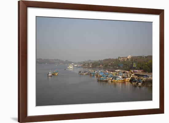 Fishing Harbour at Panjim, Goa, India, Asia-Yadid Levy-Framed Photographic Print