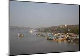 Fishing Harbour at Panjim, Goa, India, Asia-Yadid Levy-Mounted Photographic Print