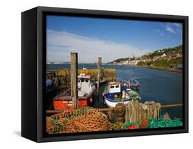 Fishing Harbour at the Pilot Boast Qauy, Cobh, County Cork, Ireland-null-Framed Stretched Canvas