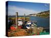 Fishing Harbour at the Pilot Boast Qauy, Cobh, County Cork, Ireland-null-Stretched Canvas