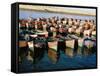 Fishing Harbour, El Jadida, Atlantic Coast, Morocco, North Africa, Africa-Bruno Morandi-Framed Stretched Canvas