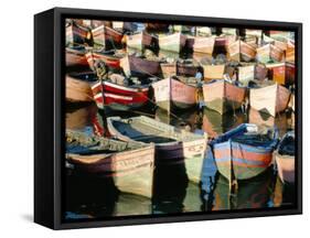 Fishing Harbour, El Jadida, Atlantic Coast, Morocco, North Africa, Africa-Bruno Morandi-Framed Stretched Canvas