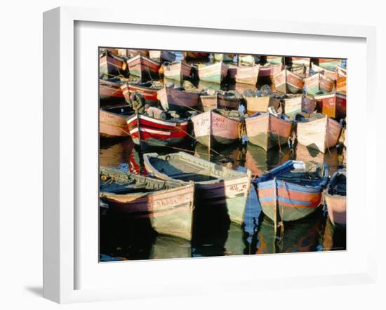 Fishing Harbour, El Jadida, Atlantic Coast, Morocco, North Africa, Africa-Bruno Morandi-Framed Photographic Print