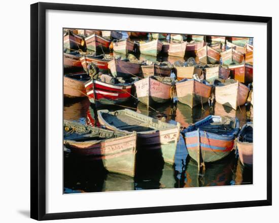 Fishing Harbour, El Jadida, Atlantic Coast, Morocco, North Africa, Africa-Bruno Morandi-Framed Photographic Print