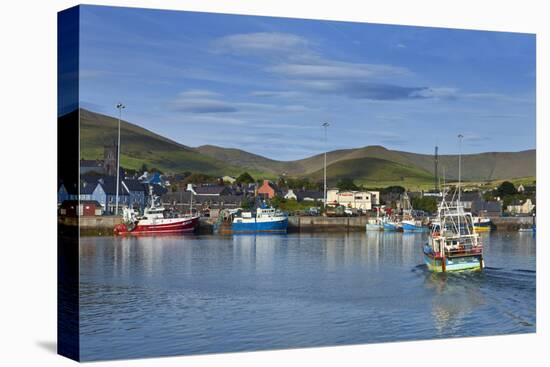 Fishing Harbour in Dingle Town, Dingle Peninsula, County Kerry, Ireland-null-Stretched Canvas