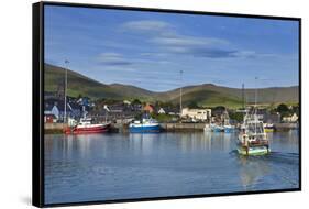 Fishing Harbour in Dingle Town, Dingle Peninsula, County Kerry, Ireland-null-Framed Stretched Canvas