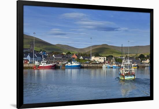 Fishing Harbour in Dingle Town, Dingle Peninsula, County Kerry, Ireland-null-Framed Photographic Print