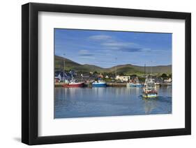 Fishing Harbour in Dingle Town, Dingle Peninsula, County Kerry, Ireland-null-Framed Photographic Print