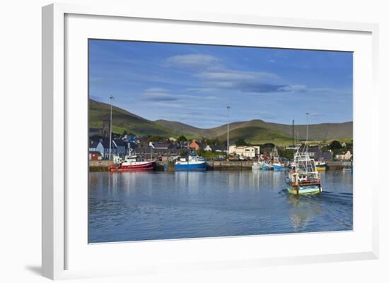 Fishing Harbour in Dingle Town, Dingle Peninsula, County Kerry, Ireland-null-Framed Photographic Print