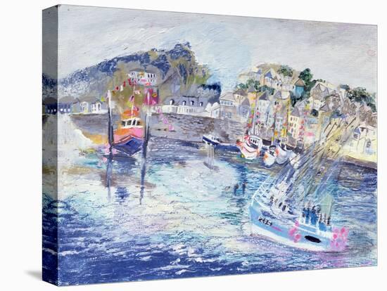 Fishing Harbour, Newlyn, Cornwall, 2005-Sophia Elliot-Stretched Canvas