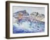 Fishing Harbour, Newlyn, Cornwall, 2005-Sophia Elliot-Framed Giclee Print